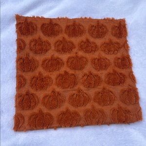 Orange Pumpkin Patterned Throw Pillow